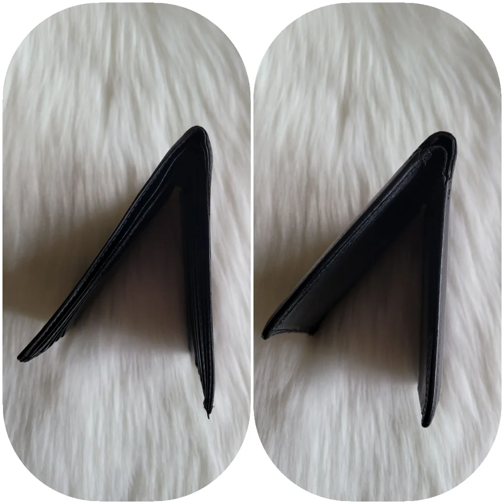 Cartier Pasha Black Leather Bifold Wallet